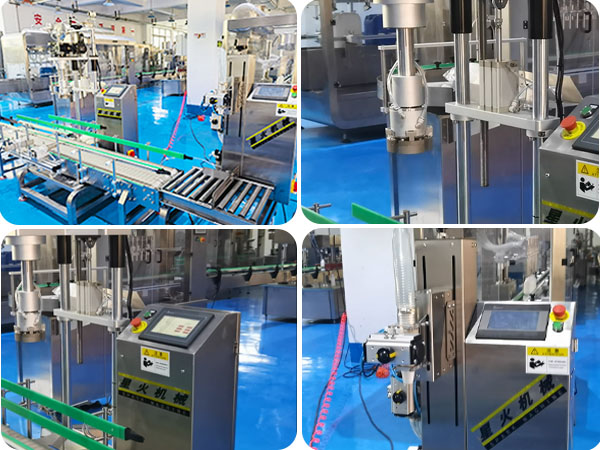 瓶裝消毒液灌裝機細節(jié)圖