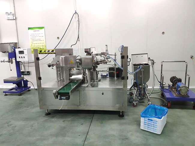 星火調味醬料給袋式包裝機械展示